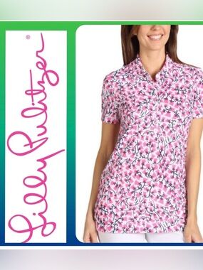 Lilly Pulitzer Valley Girl top size large